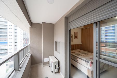 Varanda de kitnet/studio para alugar com 1 quarto, 27m² em Vila Clementino, São Paulo