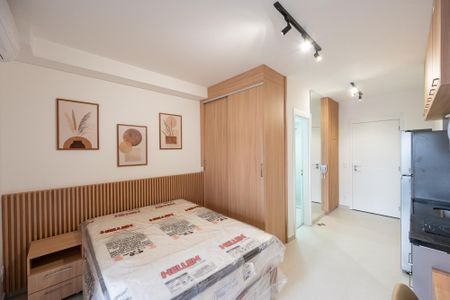 Sala/Quarto de kitnet/studio para alugar com 1 quarto, 27m² em Vila Clementino, São Paulo