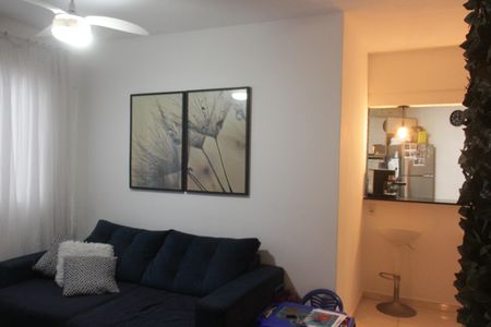 Sala de apartamento para alugar com 2 quartos, 67m² em Saboó, Santos