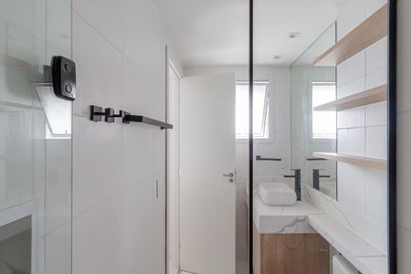 Studio para alugar com 30m², 1 quarto e sem vaga Studio para alugar com 30m², 1 quarto e sem vagaBanheiro da Suíte