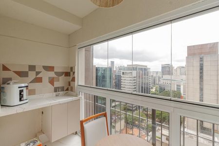 Sacada de kitnet/studio para alugar com 1 quarto, 30m² em Vila Olímpia, São Paulo