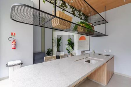Studio para alugar com 30m², 1 quarto e sem vaga Studio para alugar com 30m², 1 quarto e sem vagaÁrea comum - Salão Gourmet