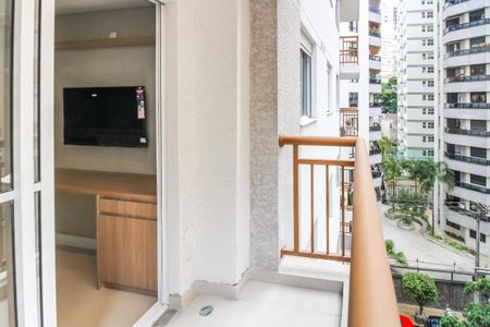 Apartamento para alugar com 28m², 1 quarto e sem vagaVaranda