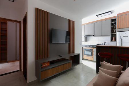 Sala de apartamento à venda com 1 quarto, 30m² em Carandiru, São Paulo
