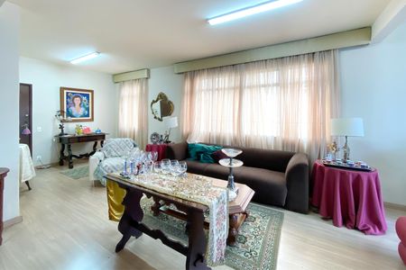 Sala de apartamento à venda com 4 quartos, 160m² em Sion, Belo Horizonte
