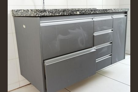 Apartamento à venda com 45m², 2 quartos e 1 vaga Apartamento à venda com 45m², 2 quartos e 1 vagaDetalhe - Cozinha Americana