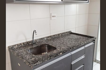 Apartamento à venda com 45m², 2 quartos e 1 vaga Apartamento à venda com 45m², 2 quartos e 1 vagaDetalhe - Cozinha Americana