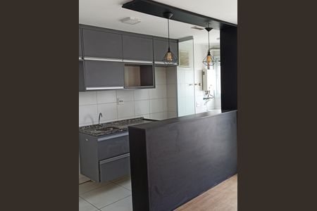 Apartamento à venda com 45m², 2 quartos e 1 vaga Apartamento à venda com 45m², 2 quartos e 1 vagaDetalhe - Cozinha Americana