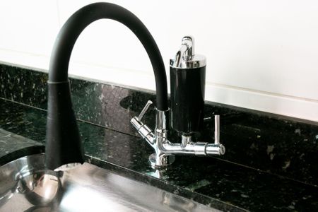 Apartamento para alugar com 40m², 2 quartos e sem vaga Apartamento para alugar com 40m², 2 quartos e sem vagaCozinha - Torneira e Filtro