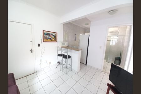 Sala de apartamento para alugar com 1 quarto, 33m² em Itararé, São Vicente