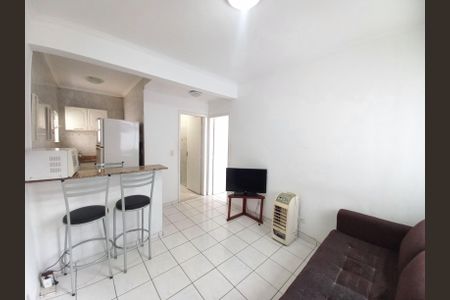 Sala de apartamento para alugar com 1 quarto, 33m² em Itararé, São Vicente