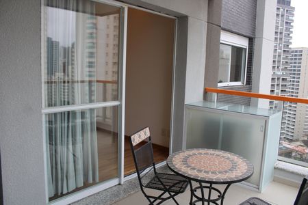 Varanda da Sala de apartamento para alugar com 1 quarto, 50m² em Vila Mariana, São Paulo