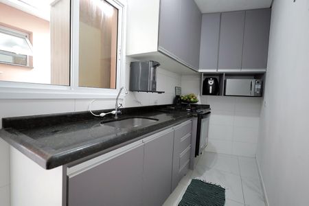 Cozinha de apartamento para alugar com 2 quartos, 72m² em Jardim Las Vegas, Santo André