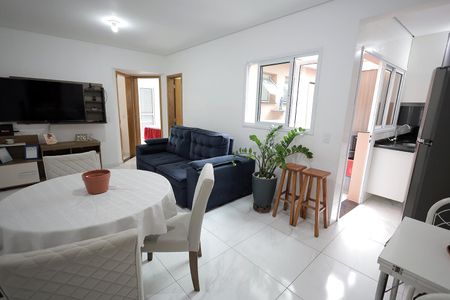 Sala de apartamento para alugar com 2 quartos, 72m² em Jardim Las Vegas, Santo André