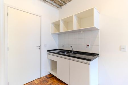 Cozinha de kitnet/studio para alugar com 1 quarto, 22m² em Campos Elíseos, São Paulo