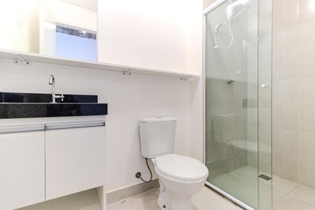 Banheiro de kitnet/studio para alugar com 1 quarto, 22m² em Campos Elíseos, São Paulo