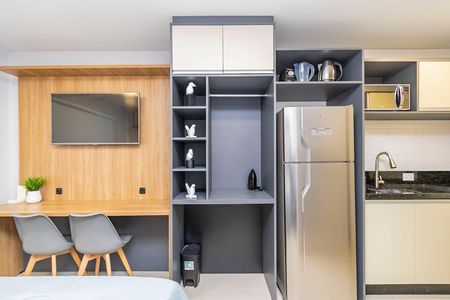 Sala de apartamento para alugar com 1 quarto, 19m² em Centro, Curitiba