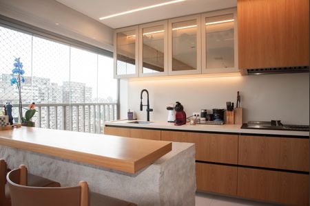 Varanda gourmet de apartamento à venda com 2 quartos, 160m² em Vila Clementino, São Paulo