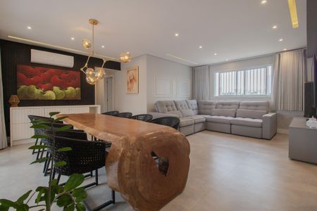 Sala/Sala de jantar de apartamento para alugar com 3 quartos, 112m² em Vila Bocaina, Mauá