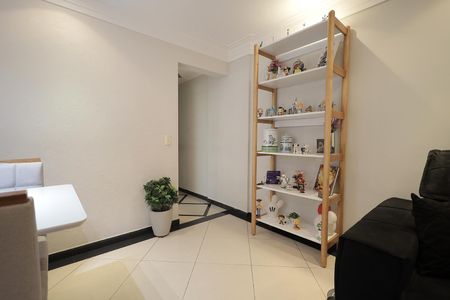 Sala de apartamento à venda com 3 quartos, 94m² em Vila Valparaíso, Santo André