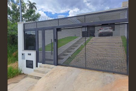 Fachada casa  de casa à venda com 3 quartos, 212m² em Recanto da Lagoa, Lagoa Santa