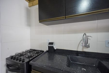 Cozinha de kitnet/studio para alugar com 1 quarto, 31m² em Potecas, São José