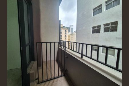 Varanda de kitnet/studio à venda com 1 quarto, 36m² em Higienópolis, São Paulo