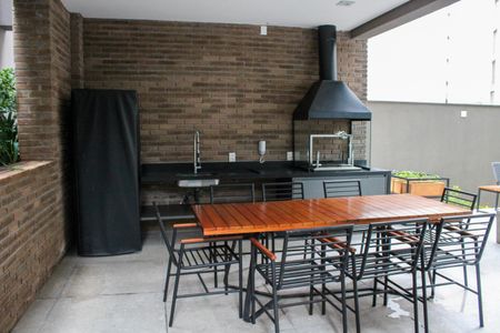 Studio à venda com 36m², 1 quarto e sem vagaChurrasqueira