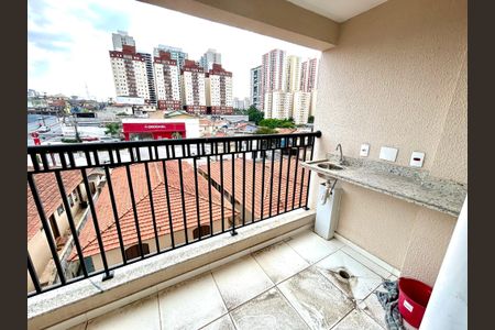 Varanda da Sala de apartamento para alugar com 2 quartos, 46m² em Jardim Flor da Montanha, Guarulhos