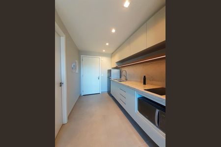 Cozinha de apartamento para alugar com 1 quarto, 29m² em Cidade Baixa, Porto Alegre