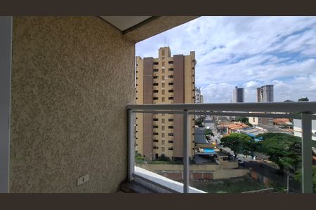 Varanda Sala de apartamento à venda com 3 quartos, 82m² em Parque das Nações, Santo André