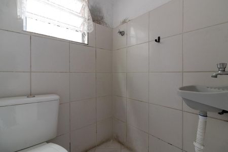 Banheiro de kitnet/studio para alugar com 1 quarto, 15m² em Parque Paineiras, São Paulo