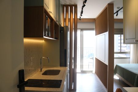 Cozinha de kitnet/studio para alugar com 1 quarto, 34m² em Perdizes, São Paulo
