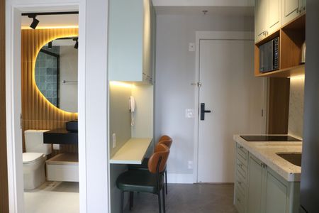 Studio para alugar com 34m², 1 quarto e sem vagaCozinha