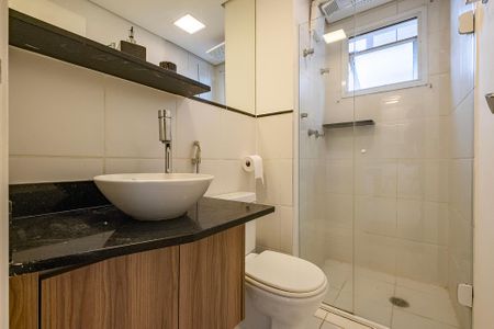 Apartamento para alugar com 61m², 2 quartos e 1 vaga Apartamento para alugar com 61m², 2 quartos e 1 vagaBanheiro