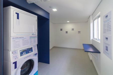 Studio para alugar com 27m², 1 quarto e sem vagaLavanderia