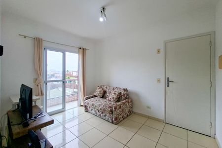Sala de apartamento para alugar com 1 quarto, 41m² em Cidade Ocian, Praia Grande