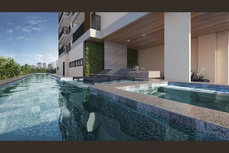 Apartamento para alugar com 46m², 1 quarto e 1 vagaPiscina