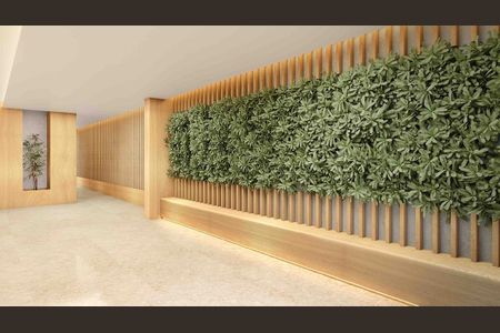 Apartamento para alugar com 46m², 1 quarto e 1 vagaHall social