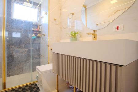 Apartamento à venda com 78m², 2 quartos e 2 vagasBanheiro da Suíte