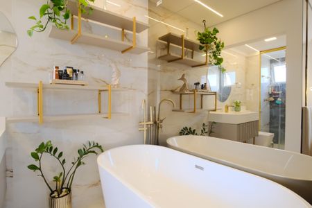 Apartamento à venda com 78m², 2 quartos e 2 vagasBanheiro da Suíte