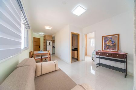 Sala de apartamento para alugar com 1 quarto, 49m² em Jardim Bela Vista, Santo André