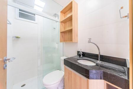 Banheiro  de apartamento para alugar com 1 quarto, 49m² em Jardim Bela Vista, Santo André