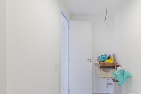 Banheiro da Suíte de kitnet/studio para alugar com 1 quarto, 25m² em Vila Olímpia, São Paulo