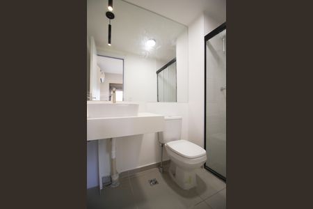 Apartamento para alugar com 25m², 1 quarto e sem vaga Apartamento para alugar com 25m², 1 quarto e sem vagaBanheiro social