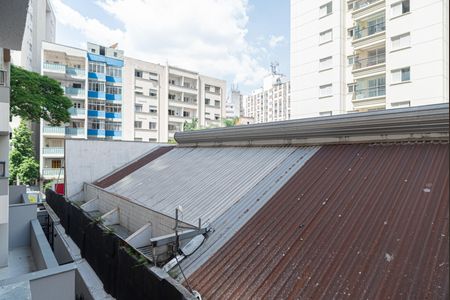 Studio à venda com 29m², 1 quarto e sem vagaVista da Varanda do Quarto