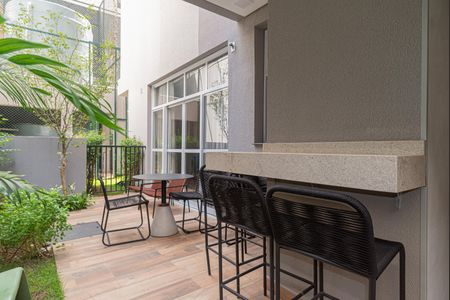 Studio à venda com 29m², 1 quarto e sem vagaÁrea comum - Varanda do Salão de Festas