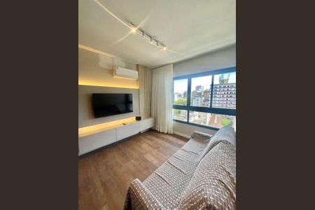 Sala  de apartamento para alugar com 1 quarto, 39m² em Cidade Baixa, Porto Alegre