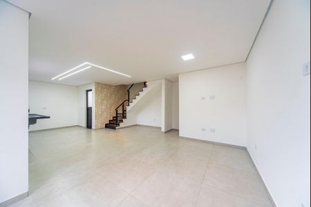 Sala de casa à venda com 3 quartos, 116m² em Vila Scarpelli, Santo André