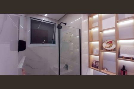 Apartamento à venda com 56m², 2 quartos e 2 vagas Apartamento à venda com 56m², 2 quartos e 2 vagasBanheiro Social